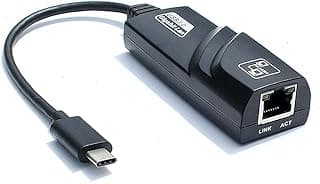 USB Type C 3.0 to Ethernet Adapter RJ45 Gigabit LAN 10/100/1000 Mbps