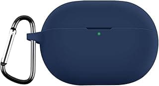 جراب لـ Huawei FreeBuds Pro 3، جراب سيليكون رفيع مضاد للصدمات، مقاوم للخدش، مع ميدالية، بدون رائحة، غطاء لـ Huawei FreeBuds Pro 3 (أزرق)