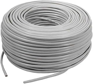 كابل إيثرنت Cat5 - كرتونة 305 متر - موصل RJ45 - متوافق مع الراوتر، الكمبيوتر، اللابتوب، السيرفر