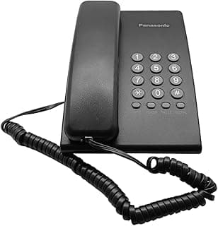 باناسونيك KX-TS400SX تليفون سلكي متكامل، اسود