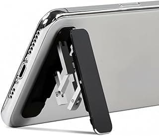 Mini Plastic Folding Phone Holder Desktop Ultra Thin Paste Integrated Carrying Mobile Phone Holder - GX