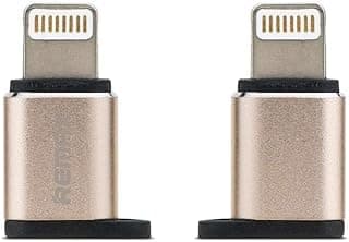محول RA-USB2 من Micro USB إلى Lightning - ذهبي