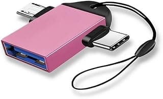 محول OTG عام 2 في 1، منفذ USB 3.0 أنثى إلى Micro-USB ذكر و Type-C ذكر، ألومنيوم لنقل البيانات بسرعة عالية لجميع الهواتف الذكية