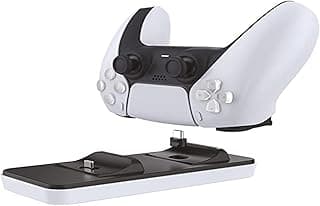 DR1TECH GamePow+ Charging Station for PS5 Dualsense Controller with Fast Charging - Double Charge of the Wireless Controller for PS 5 with Removable Ports