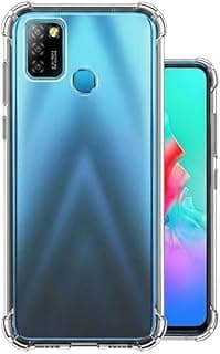 جراب شفاف مضاد للصدمات من Gorilla لهاتف Infinix Smart 5، غطاء TPU مرن مع حماية للكاميرا وحواف ممتصة للصدمات، متوافق مع Hot 10 Lite / X657 / Smart 5
