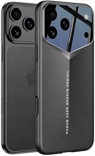 Ultra Matte Shockproof Case for iPhone 17 Pro Max, Luxury Slim Hard PC + Soft TPU Hybrid Cover with Raised Camera Protection, Anti-Fingerprint Protective Phone Case (Black)