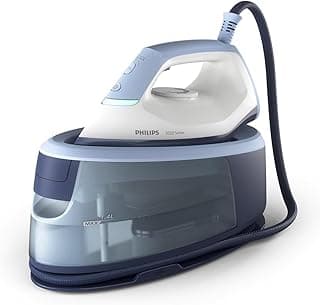 3000 Series Steam Iron, 2400 W, 120 g/min Continuous Steam, 350 g Steam Boost, Fast and Powerful, Vertical Steam, Ceramic Soleplate, Deep Azure (PSG3000/20)