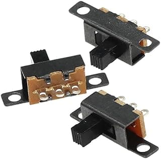 زر طاقة - سويتش سلايد 3 سنون، وضعين، للوحة PCB SMD (20mm x 5mm)
