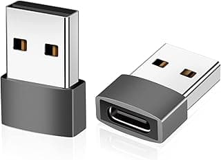 محول USB نوع سي انثي الي ايه ذكر - شحن سريع ونقل البيانات بسرعة تصل 480 ميجابايت في الثانية 5 قطع هيكل من خليط الومنيوم خفيف الوزن الوان متنوعة اسود رمادي فضي روز جولد احمر.