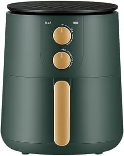 IUIPI Air Fryer, 4.5L, 1400 Watts, Dual-Knob Control, 21 Quick Cooking Guides, 1 Year Warranty