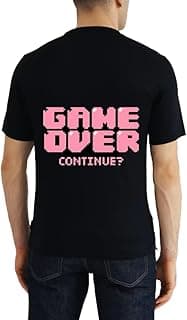 تيشيرت GAME OVER اسود