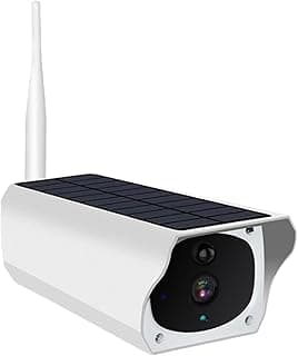 كاميرا مراقبة لاسلكية تعمل بالطاقة الشمسية بدقة 1080P، كاميرا لاسلكية تعمل بالطاقة الشمسية مع واي فاي للحماية الامنية في الهواء الطلق، كاميرا مراقبة فيديو سي سي تي في للمنزل الذكي، كاميرا كشف الحركة