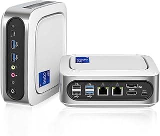 Mini PC Intel Core i9-11900H(4.9GHz, 8C/16T), NO RAM, NO SSD, NO OS, 4K Triple Display/WiFi6/BT5.2/2X 2.5G LAN/4X USB3.2 Gen 2, Mini Desktop Computer Barebone