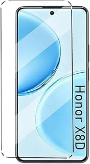 Tempered Glass Screen Protector For Honor X8D – HD Clarity, 9H Hardness, Dust Resistant, Anti Scratch, Bubble-Free, Anti-Scratch, Easy install