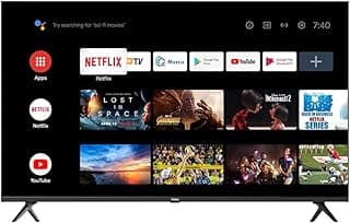 شاشة 55 بوصة سمارت 4K - اندرويد 11 - HDR 10 - HDMI 2.1 (4 منافذ) - 2 USB - ريسيفر داخلي - كروم كاست مدمج - H55K62UG