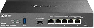 راوتر VPN ثنائي النطاق جيجابت 5 منافذ جيجابايت 1 من سيفستريا تي بي لينك واي فاي متعدد الألوان