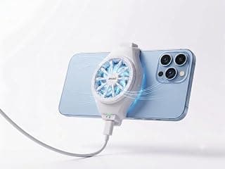 مبرد هاتف احترافي Ice Age بتقنية Semiconductor Cooling – تبريد فوري حتى التجميد – يعمل بمنفذ Type-C – مروحة هادئة للألعاب والبث المباشر