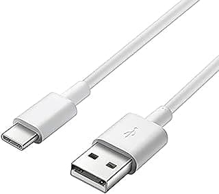 كابل سريع USB A ذكر الى نوع C 2 امبير بطول 1 متر متوافق مع اجهزة هواوي - ابيض
