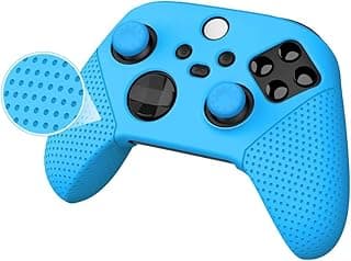بي اس جراب سيليكون لذراع تحكم Xbox سلسلة X-S غلاف مطاطي Series مع مقابض ابهام ملحقات - ازرق