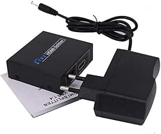 موزع NTV 4K 1x2 HDMI، منفذ واحد الى شاشتين، يدعم Full HD 1080P و 3D