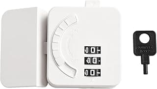Digital Password Lock with Manual Key Security Code Lock for Doors Cabinets Refrigerators and Closets Home Office Professional Safety Hardware