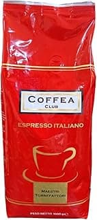 بن قهوة Coffee Club Rossa إيطالي 50% أرابيكا 1 كجم