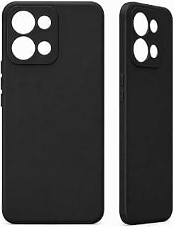 Silicone Case for Vivo Y31D – Soft TPU Shockproof Protective Back Cover with Camera Protection, Anti-Scratch, Slim Lightweight Design, Black