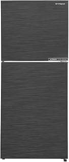 Fresh FNT-BS470BB 500018438 Refrigerator Nuverest 397 L 2 Door Freezer on Top Black