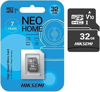 شريحة Micro SD عالية السرعة 32 جيجابايت - D1 لكاميرات الواي فاي، من هيكسيمي