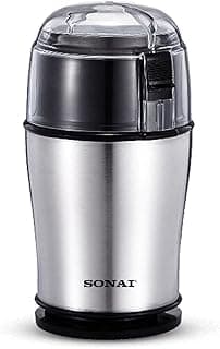 Coffee Grinder 150 Watt Silver 100 G Capacity SH-C77