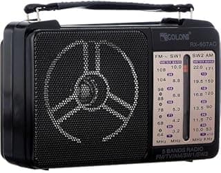 Golon RX-607AC High Sensitivity Radio with Extendable Antenna Support AM/FM/TV/SW1-SW2