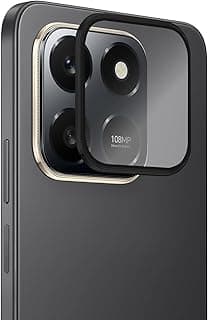 Camera Lens Protector for Honor X7D, 9H Tempered Glass & Ultra-Thin Aluminum Alloy Lens Screen Protective, case friendly Cover for HONOR X7D (BLACK)