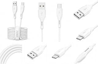 SENDEM USB-A to Type-C Charger Cable | Data Transfer,White Color