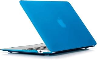 Compatible with MacBook Air 13 Inch A2337 (M1) / A2179 / A1932 (2021 2020 2019 2018 Release) - Snap On Hard Shell Case Cover for MacBook Air 13 Retina Display with Touch ID (Light Blue)