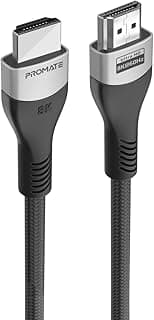 كابل HDMI 2.1، كابل HDMI إلى HDMI نحيف بطول 3 متر مع نطاق ترددي 48Gbps، دقة 8K@60Hz، يدعم UHD Dynamic HDR و eARC لأجهزة MacBook Pro، PS5، تلفزيون، Xbox، Roku، شاشات UHD، مشغل Blu-ray، PrimeLink8K-300