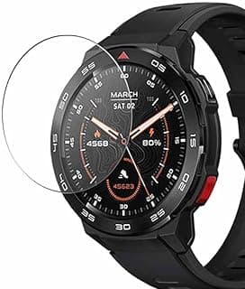 Flexible Hydrogel Screen Protector compatible with Mibro GS - Anti-Scratch, High Clarity - Not Glass (Two piece)
