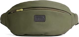 شنطة كروس بحمالة واحدة من Ar Wave by Arij Bags، شنطة صدر، مبطنة من الداخل، جيب رئيسي، جيب أمامي، جيب خلفي، للاستخدام اليومي والخارجي، 25 × 14 × 7 سم (زيتوني)