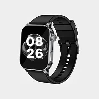 ساعة ذكية X Apex - شاشة 2.01 بوصة AMOLED، اتصال بلوتوث، تتبع لياقة بدنية، 100+ وضع رياضي، قياس نبض وأكسجين، مقاومة للماء IP68 - أسود