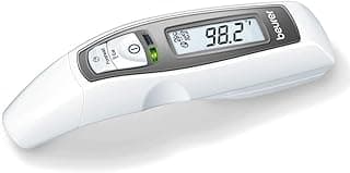 FT65 Multifunction Infrared Thermometer, 3-in-1 Infrared Thermometer for Adults and Kids, Adult Forehead Mode, Child Forehead Mode, Ear Mode, and Surface Mode, Color Changing Fever Indicator