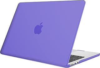 Fintie Case for MacBook Air 34.5 cm A3240 A3113 A2681 (2022 2023 2024 2025 Release) - Protective Snap Hard Case for MacBook Air 34.5 cm M2 M3 M4 Chip (Frost Deep Purple)