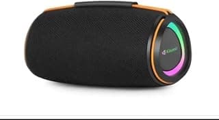 مكبر صوت K14 بلوتوث محمول نوع سي 30 واط صوت ستيريو مقاوم للماء IPX4 ضوء RGB باس قوي من كيسونلي