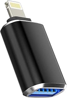 Aple MFi Certified USB OTG Adapter for iPhone/iPad - Connect USB Flash Drives, Keyboards & Mice | Compatible with iOS 14+ and iPhone 14/13/11/X Series