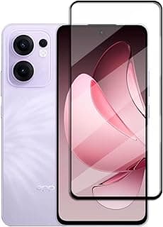 ARROWS واقي شاشة لـ Oppo Reno 13F، زجاج مقوى 9H، تقنية مضادة للأتربة، تغطية كاملة، وضوح HD، دعم بصمة الإصبع، مقاوم للخدش، تركيب بدون فقاعات