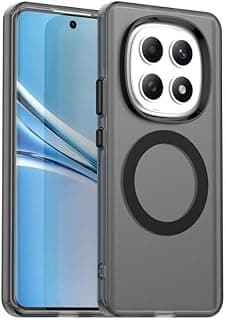 Candy Magnetic Phone Case Compatible with REDMI NOTE 15, Stylish with Wireless Charging Support | Anti-Scratch and Shock Proof - Black