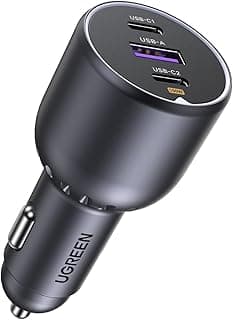 Brand: Ugreen Connector type: 2x USB-C&1x USB-A Maximum power: 130W Input voltage: 12-24V