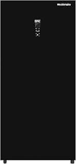 NoFrost Upright Deep Freezer, 205 Liter, Black, Digital Display, UFN-205LBG1A-DTH