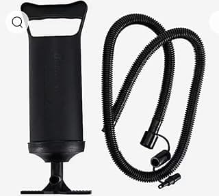 منفاخ هواء يدوي سوبر HT-108 ثنائي الاتجاه، مزدوج الحركة، يشمل 3 بلف، أسود