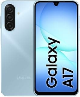 سامسونج Galaxy A17 LTE، موبايل اندرويد، مساحة 128GB، رام 4GB، أزرق، 6 تحديثات لنظام التشغيل، شاشة كبيرة، كاميرا 50MP OIS - ضمان سنة/نسخة محلية
