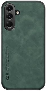 FASCINATION Phone case compatible with Samsung galaxy A37 Skin Feel Magnetic premium pu Leather and slim soft protective Back Phone For Samsung galaxy A37 (Green)