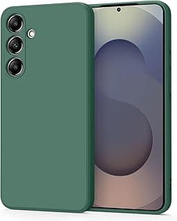 Case for Samsung Galaxy S25 FE, Green Slim TPU Cover, Matte Flexible Silicone Cover for Samsung Galaxy S25 FE (Green)